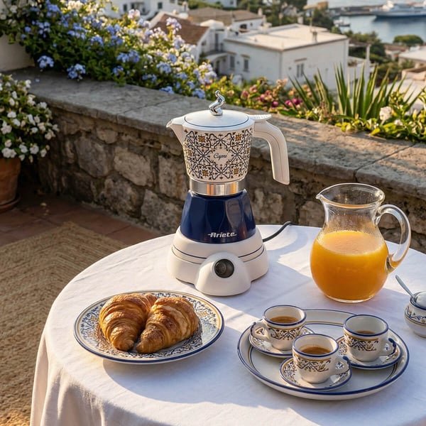 Ariete 1358 Capri Moka Aroma Ohje Sähkömokkapannu 0,14 L