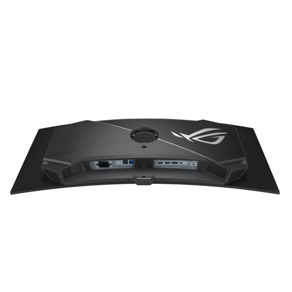 ASUS ROG Strix OLED XG34WCDMS gamingmonitor RGB QD-OLED med BlackShield-film