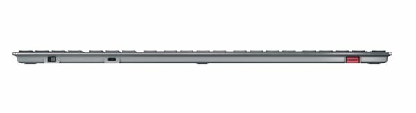 CHERRY KW X ULP tastatur Hjemme/kontor USB + RF Wireless + Bluetooth QWERTZ Schweizisk Sort