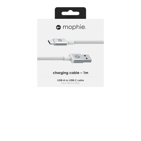 mophie 409903209 USB-kablar 1 m USB A USB C Vit
