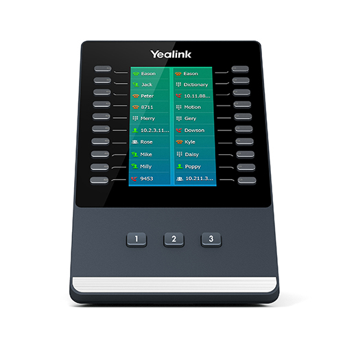 Yealink EXP50 tilläggsmoduler för IP-telefoni Svart, Grå 23 knappar