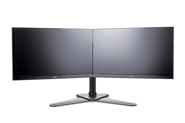 Iiyama DS1002D-B1 - Montering - til 2 skærme (justerbar arm)