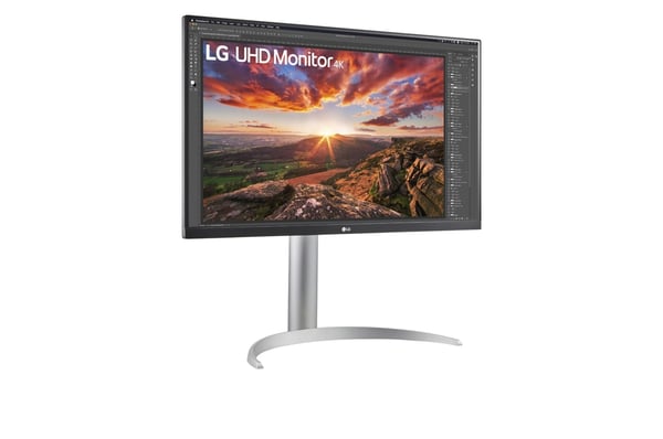 LG 27UP85NP-W tietokoneen litteä näyttö 68,6 cm (27") 3840 x 2160 pikseliä 4K Ultra HD LED Valkoinen
