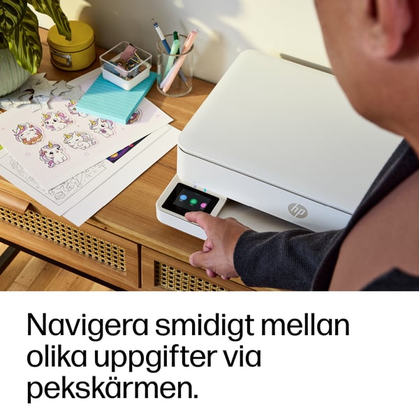 HP ENVY 6122e Trådlöst All-in-One Färg Skrivare, Instant Ink; Fotoutskrift