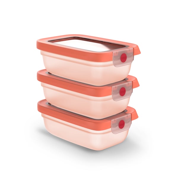 EMSA N12316 Rektangulär Container 0,5 l Orange EMSA N12316 Rektangulär Container 0,5 l Orange