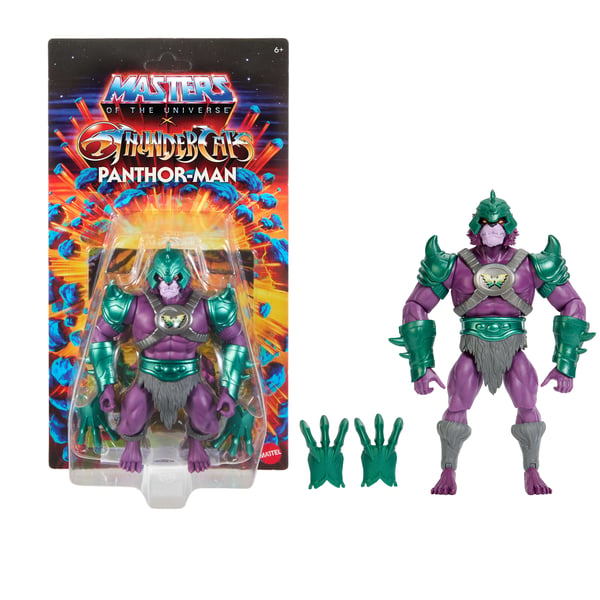 Masters of the Universe x ThunderCats Panthor Man Action Figure