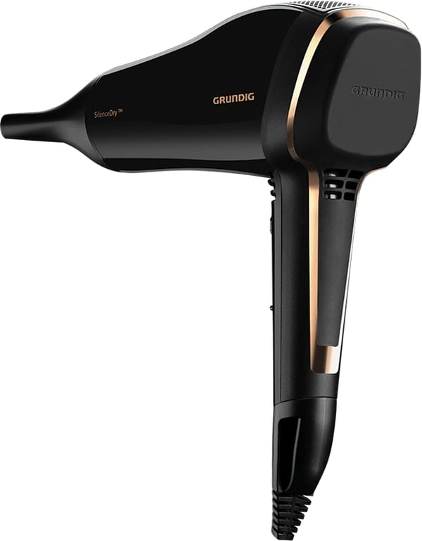 Grundig HD 9680 hårfön 1650 W Svart, Koppar