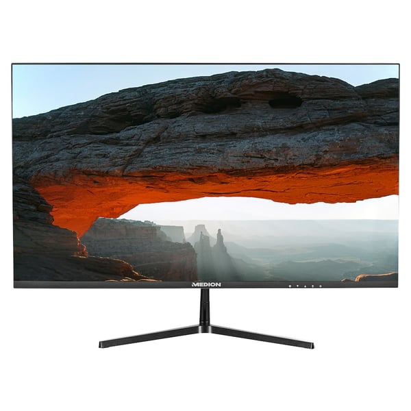 MEDION AKOYA P52424 computerskærm 61 cm (24") 1920 x 1080 pixel Fuld HD LCD Sort