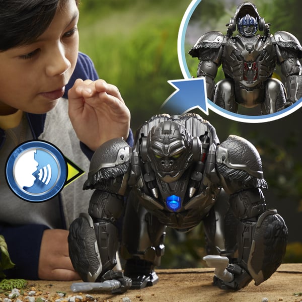 Transformers : Rise of the Beasts Command; Convert Animatronic Optimus Primal