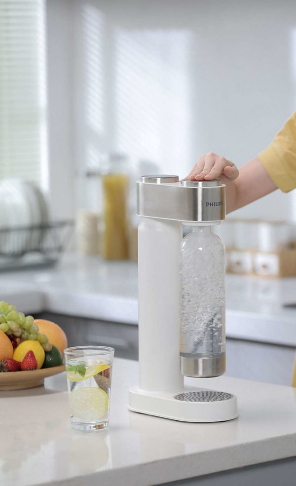 Philips ADD4902WH/10 kolsyremaskin Plast Vit