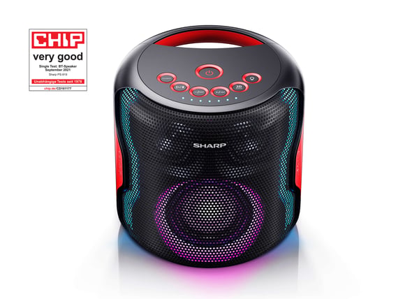 Sharp PS-919 2.1 bärbart högtalarsystem Svart 130 W Sharp PS-919 2.1 bärbart högtalarsystem Svart 130 W