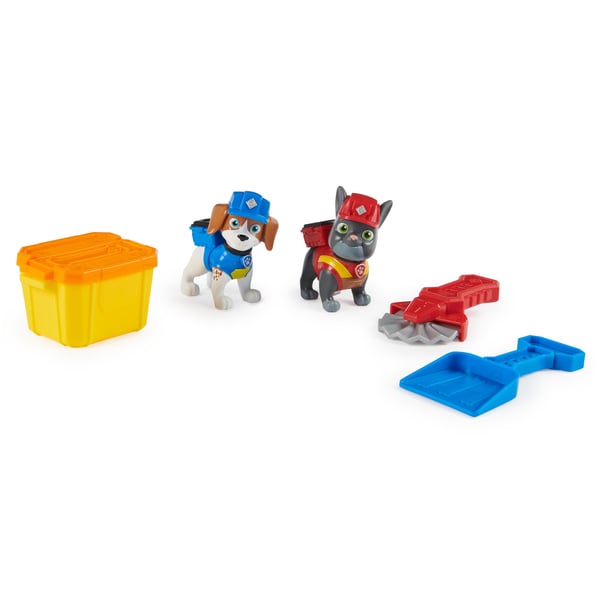 Paw Patrol Charger og Wheeler Rubble & Crew pakke med 2 figurer