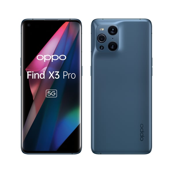 OPPO Find X3 Pro 17 cm (6.7") Kaksois-SIM ColorOS 11.2 5G USB Type-C 12 GB 256 GB 4500 mAh Sininen
