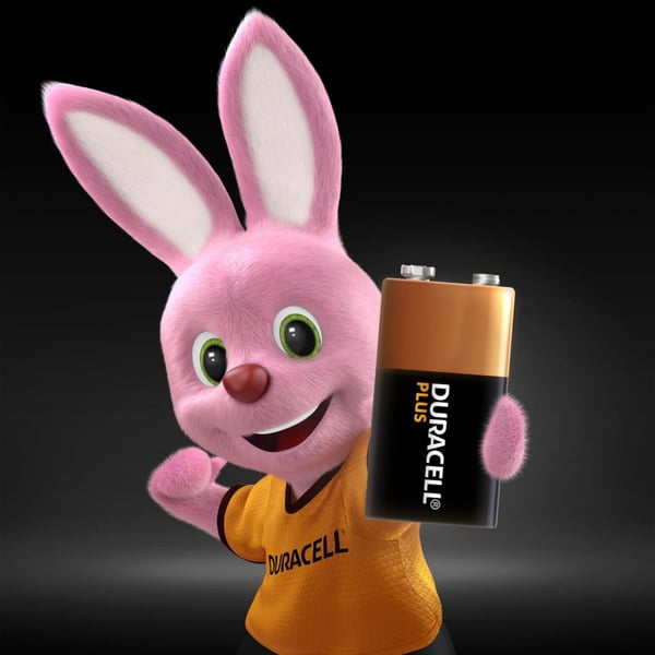 Duracell Plus Engangsbatteri 9V Alkaline
