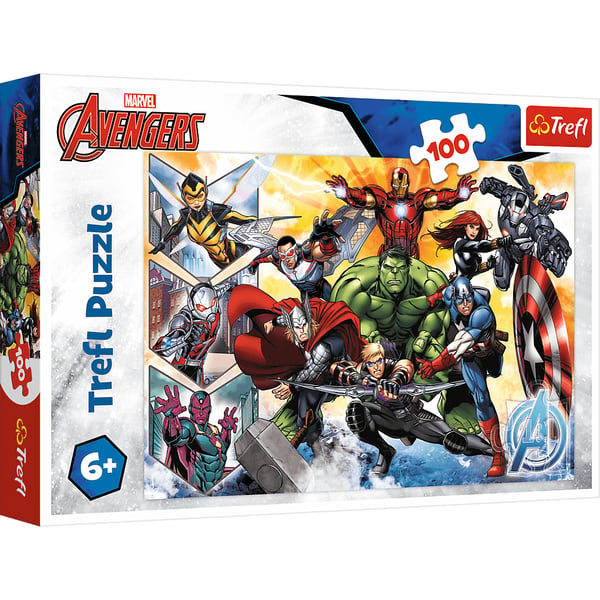 Trefl The power of the Avengers Puslespil 100 stk Tegnefilm