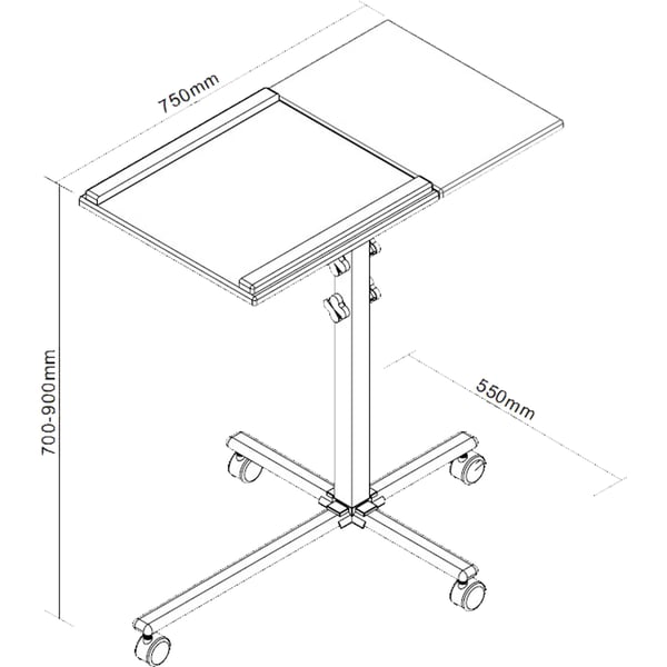InLine 23167A TV stativ & underholdningscenter