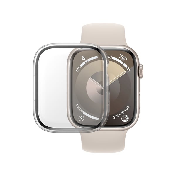 PanzerGlass ® Full Body Transparent w. D3O® Apple Watch Series 9 | 45mm Kirkas näytönsuoja 1 kpl