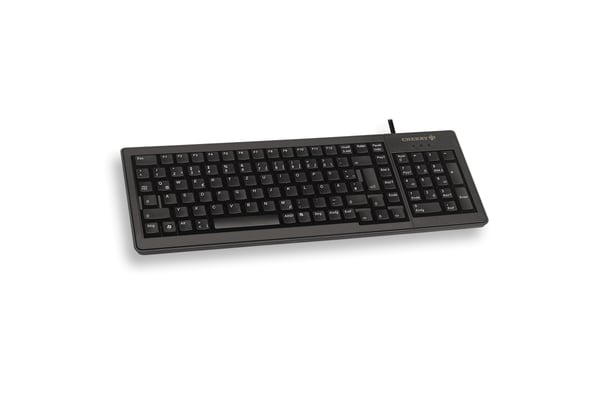 CHERRY XS G84-5200 tangentbord Kontor USB + PS/2 AZERTY Fransk Svart