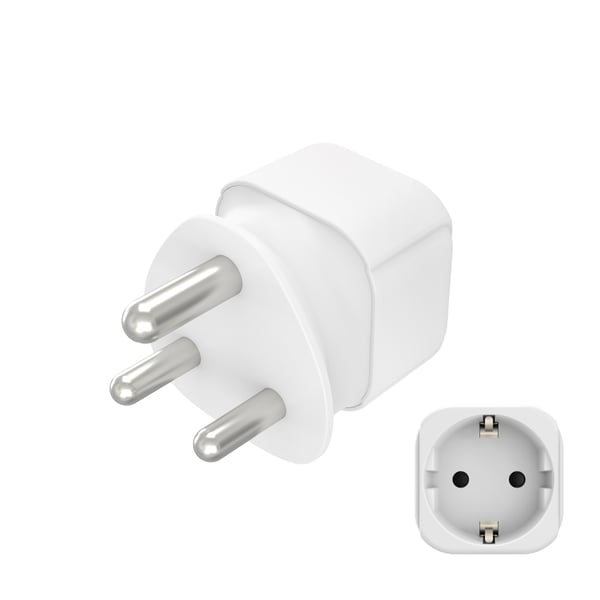 Hama 00223440 pistorasia-adapteri Tyyppi M Tyyppi C (Europlug)+Tyyppi F Valkoinen