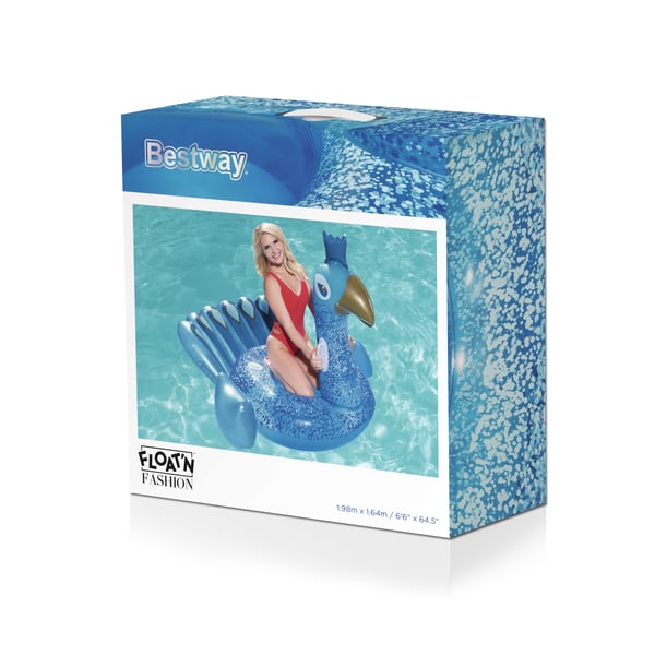 Bestway 41101 pool- och badmadrass Blå Vinyl Sittbadleksak