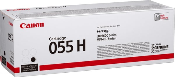 Canon 055H värikasetti 1 kpl Alkuperäinen Musta Canon 055H värikasetti 1 kpl Alkuperäinen Musta