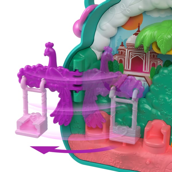 Polly Pocket PEACOCK GARDEN Compact