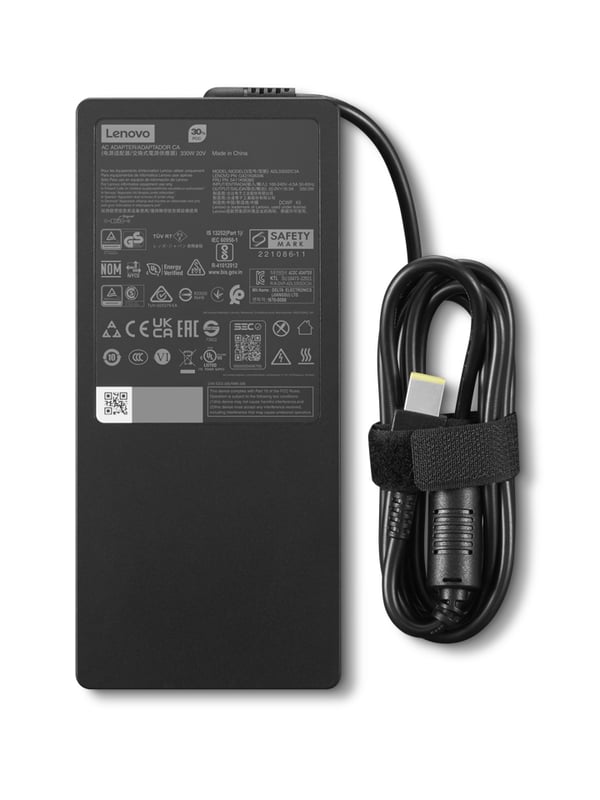 Lenovo GX21M50609 virta-adapteri ja vaihtosuuntaaja Sisätila 330 W Musta