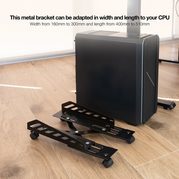 TooQ UMCS0024-B CPU-hållare CPU-hållarvagn Svart