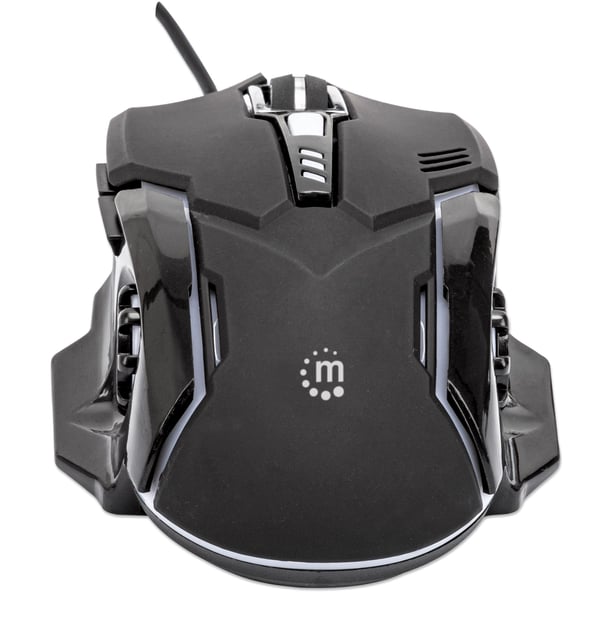 Manhattan 179256 mus Spil Højre hånd USB Type-A Optisk 3200 dpi