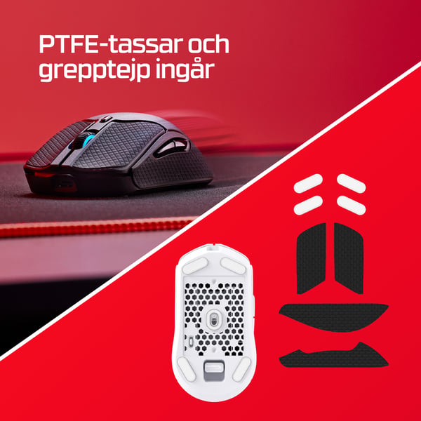 HyperX Pulsefire Haste 2 – trådlös gaming-mus (svart)