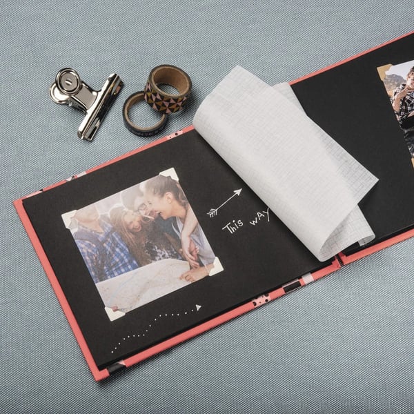 Hama 4007249901507 fotoalbum og arkbeskyttelse Sort 50 ark 10 х 15 Spiral indbinding