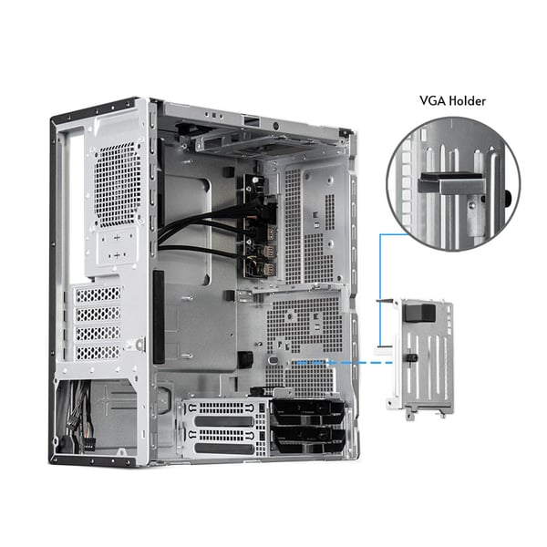 Chieftec Geh Mini UNI BS-20B-OP B - Midi/Minitower - ATX
