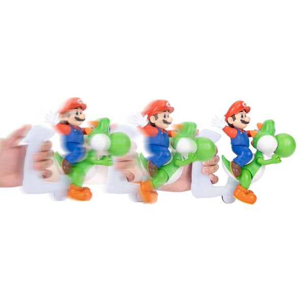 Super Mario The Galaxy Movie Mario Riding Yoshi 8"