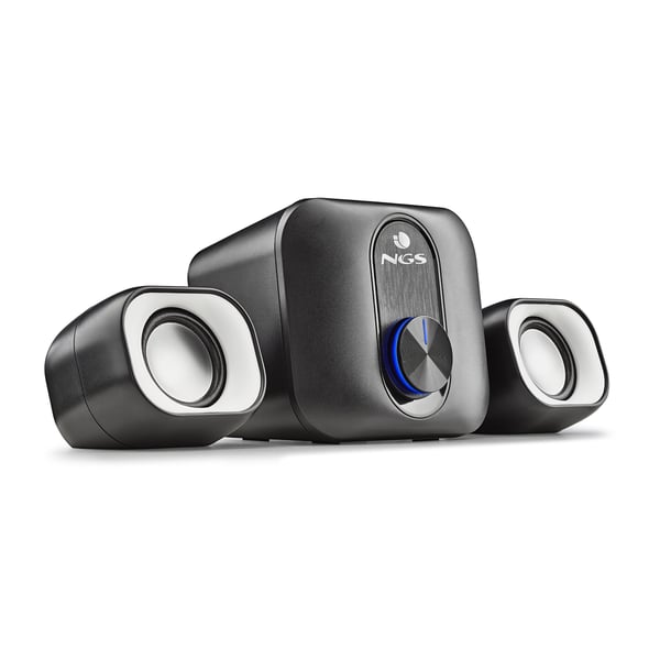 NGS COMET 2.1 mikrofonset 11 W Universal Svart, Vit 2.1 kanaler 2-vägs 3 W