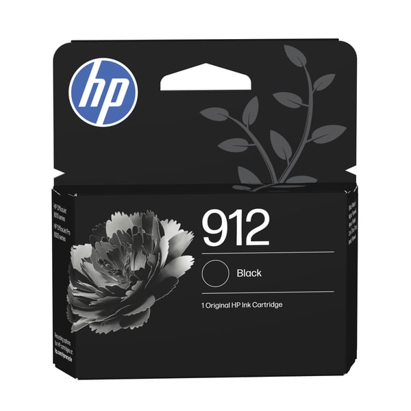 HP 912 alkuperäinen musta mustepatruuna
