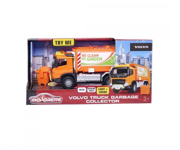 Majorette Volvo Truck Garbge Collector