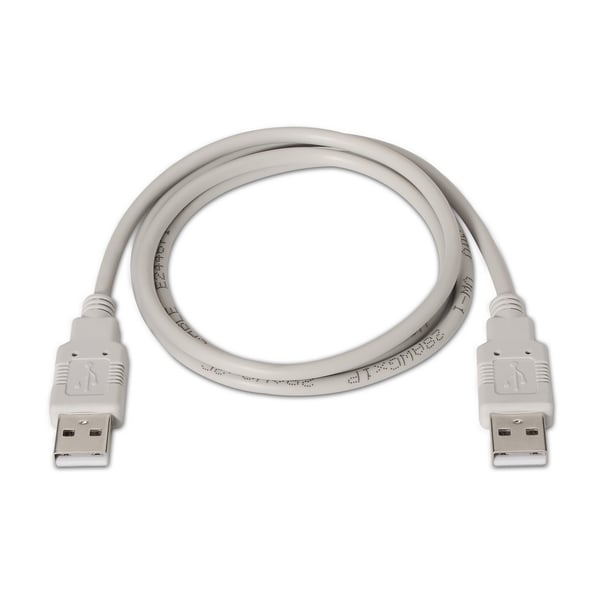 AISENS A101-0021 USB-kabel USB 2.0 1 m USB A Beige