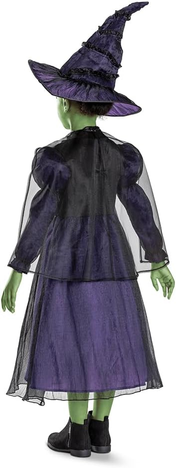 Disguise Wicked Elphaba Costume Naamiaisasu Lapsi Naaras Halloween 340 g