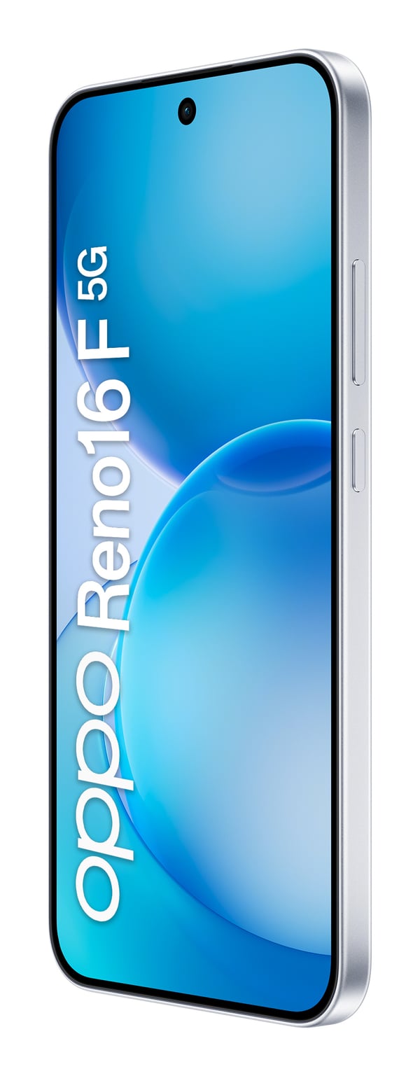 OPPO Reno16 F 5G 16,7 cm (6.57") Dual SIM Android 16.0 USB Type-C 8 GB 256 GB 6500 mAh Hvid