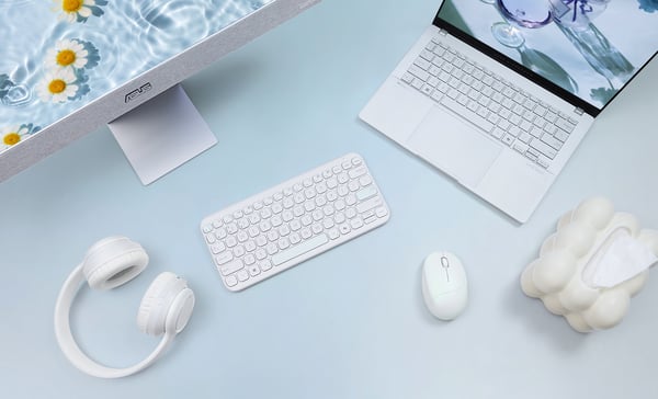 ASUS Fragrance Mouse MD101 hiiri Koti Molempikätinen RF Wireless + Bluetooth Optinen 2400 DPI