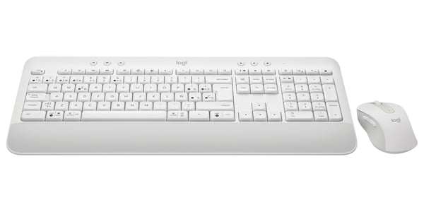 Logitech 920-011026 näppäimistö Sisältää hiiren Office Bluetooth QWERTY Espanja Valkoinen Logitech 920-011026 näppäimistö Sisältää hiiren Office Bluetooth QWERTY Espanja Valkoinen