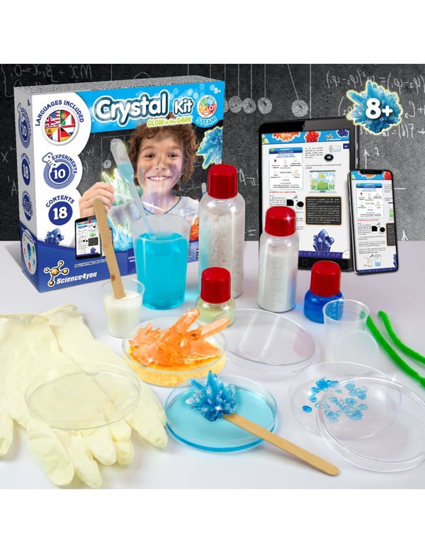Science4You Crystal Factory Glow in the Dark