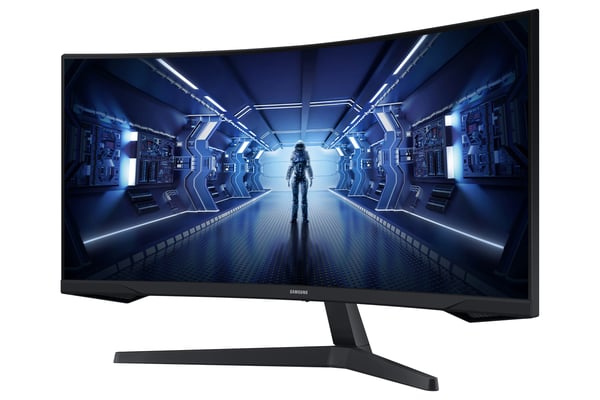 Samsung G Series C34G55TWWU platta pc-skärmar 86,4 cm (34") 3440 x 1440 pixlar UltraWide Quad HD LCD Svart