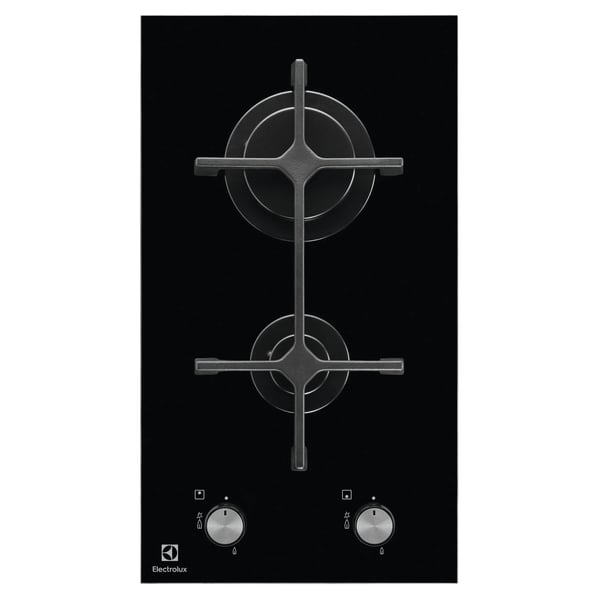 Electrolux EGC3322NVK Svart Inbyggd 29 cm Gas 2 zone(s)