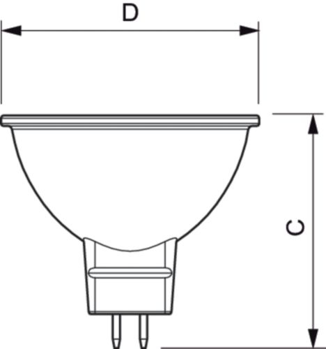 Philips MAS LED spot VLE D LED-lampe Hvid 3000 K 5,5 W GU5.3