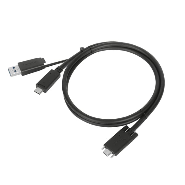 Targus ACC1135GLX USB-kablar USB 3.2 Gen 1 (3.1 Gen 1) 1,8 m USB C 10 Gbit/s Svart