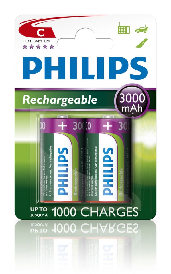 Philips Rechargeables Batteri R14B2A300/10
