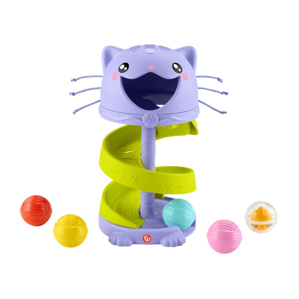 Fisher-Price FP Pets Purrr-fect bolltorn, utvecklande leksak för barn