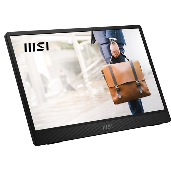 MSI Pro MP161 E2 Bärbara monitor Svart 39,6 cm (15.6") LED 1920 x 1080 pixlar