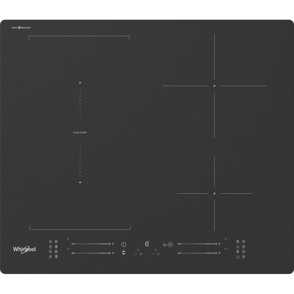 Whirlpool WF S7560NE BM Sort Indbygget 60 cm Zone induktionskogeplade 4 zone(s)